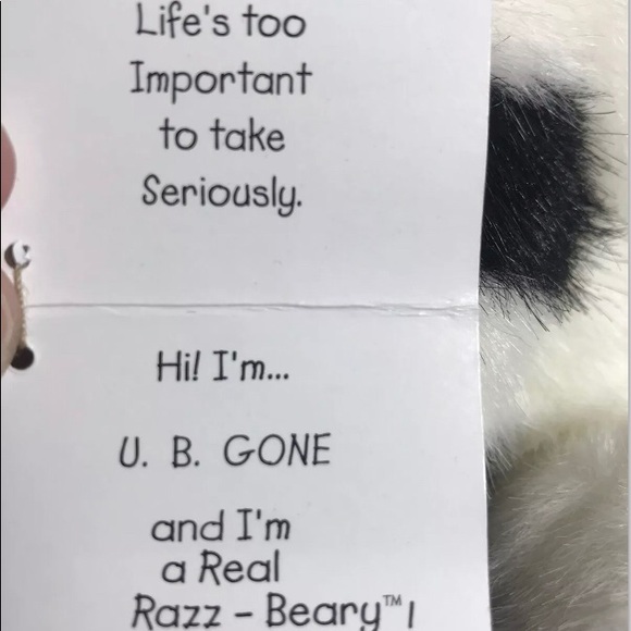 BNWT Boyd's Bears Razz Bearies U.B. Gone Buzz Off Price Firm - Picture 6 of 6